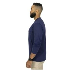 Men's Mission Made Long Sleeve Crew Neck T-Shirts (2 Pack) -Clothing Store 3 650 mission made long sleeve crew neck t shirts 2 pack navy