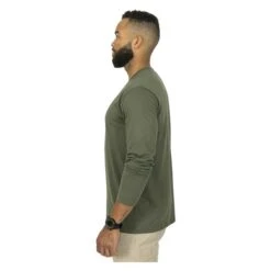 Men's Mission Made Long Sleeve Crew Neck T-Shirts (2 Pack) -Clothing Store 3 650 mission made long sleeve crew neck t shirts 2 pack olive
