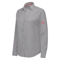 Women's Red Kap Cooling Performance Woven Long Sleeve Work Shirt -Clothing Store 3 650 red kap cooling performance woven long sleeve work shirt gravel2
