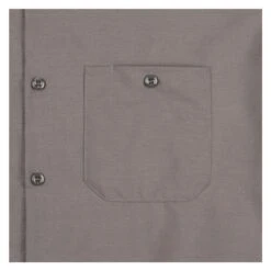 Men's Red Kap Industrial Solid Work Shirt -Clothing Store 3 650 red kap industrial solid work shirt gray