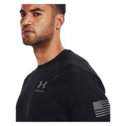 Men's Under Armour Freedom Tech T-Shirt -Clothing Store 3 650 under armour freedom tech ss t shirt black pitch gray