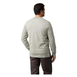 Men's Wolverine Guardian Cotton Long Sleeve Pocket T-Shirt -Clothing Store 3 650 wolverine guardian cotton long sleeve pocket t shirt light gray heather