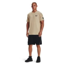 Men's Under Armour New Freedom Banner T-Shirt -Clothing Store 4 650 under armour new freedom banner t shirt desert sand black