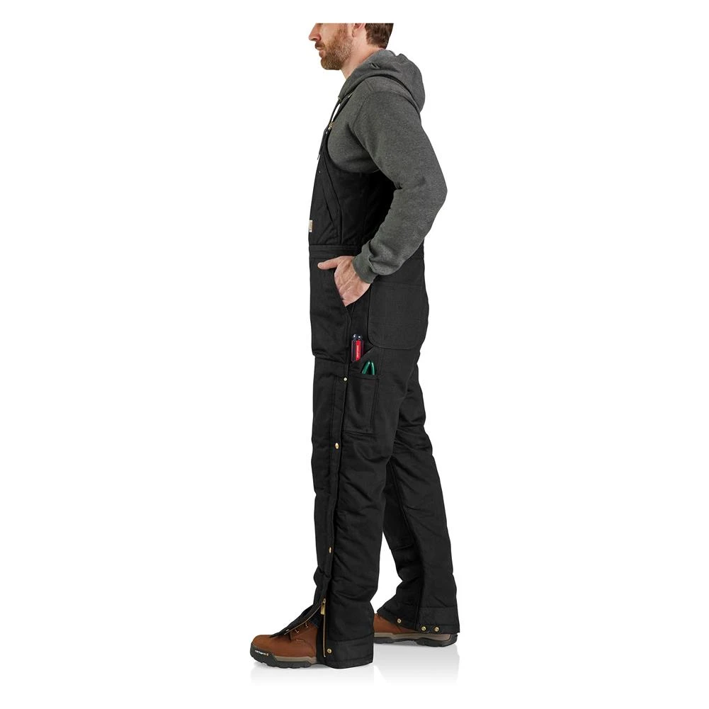Men's Carhartt Loose Fit Duck Insulated Bib Overalls 8 Men's Carhartt Loose Fit Duck Insulated Bib Overalls - Image 6