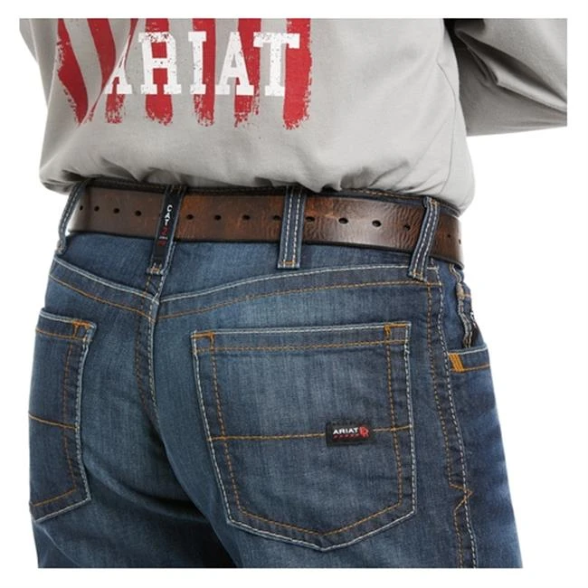 Men's Ariat FR M4 Relaxed Stretch DuraLight Basic Boot Cut Jeans 8 Men's Ariat FR M4 Relaxed Stretch DuraLight Basic Boot Cut Jeans - Image 6