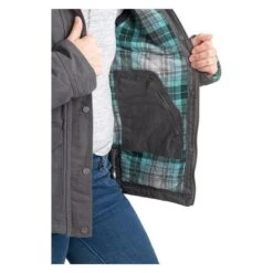 Women's Berne Workwear Washed Barn Coat - Quilted Flannel Lined -Clothing Store 5 650 berne workwear washed barn coat quilted flannel lined titanium